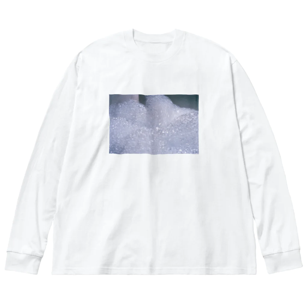 p-techiの泡風呂 Big Long Sleeve T-Shirt