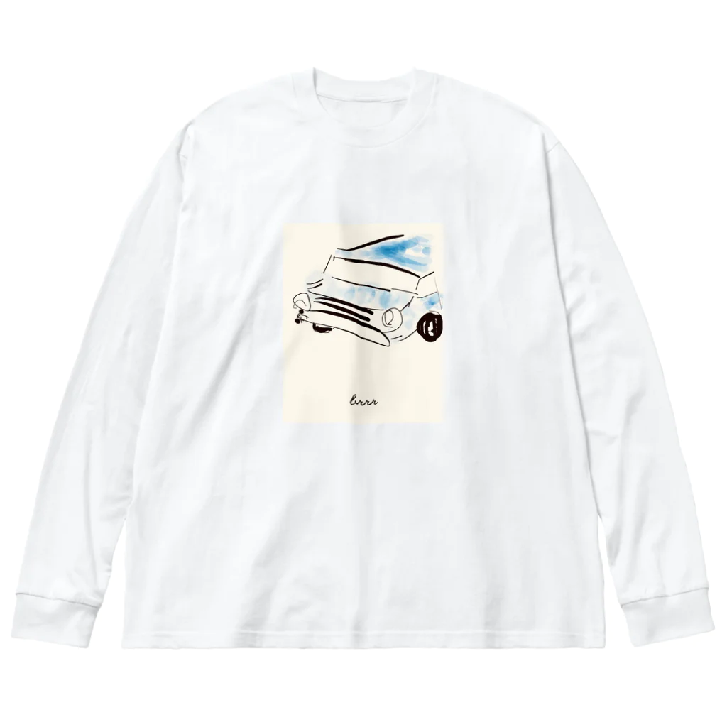 ほくそ笑むショップのレトロカー Big Long Sleeve T-Shirt