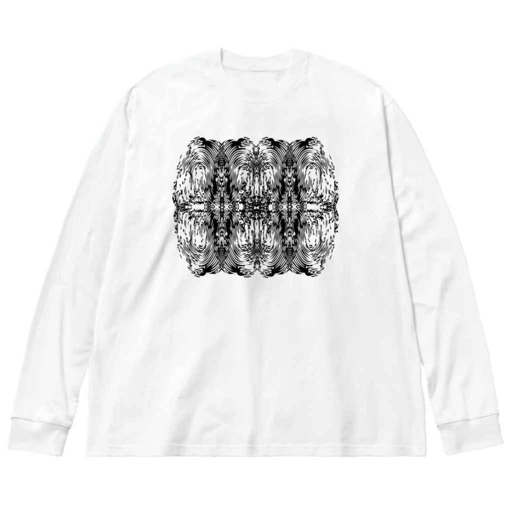  1st Shunzo's boutique のmagnetic field Big Long Sleeve T-Shirt