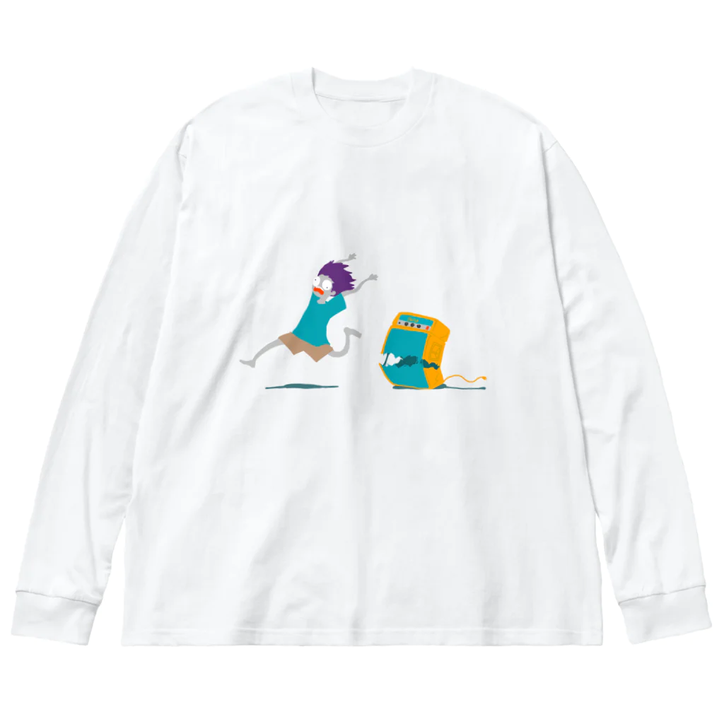 やの のすけのHelp！ 文字無し Big Long Sleeve T-Shirt