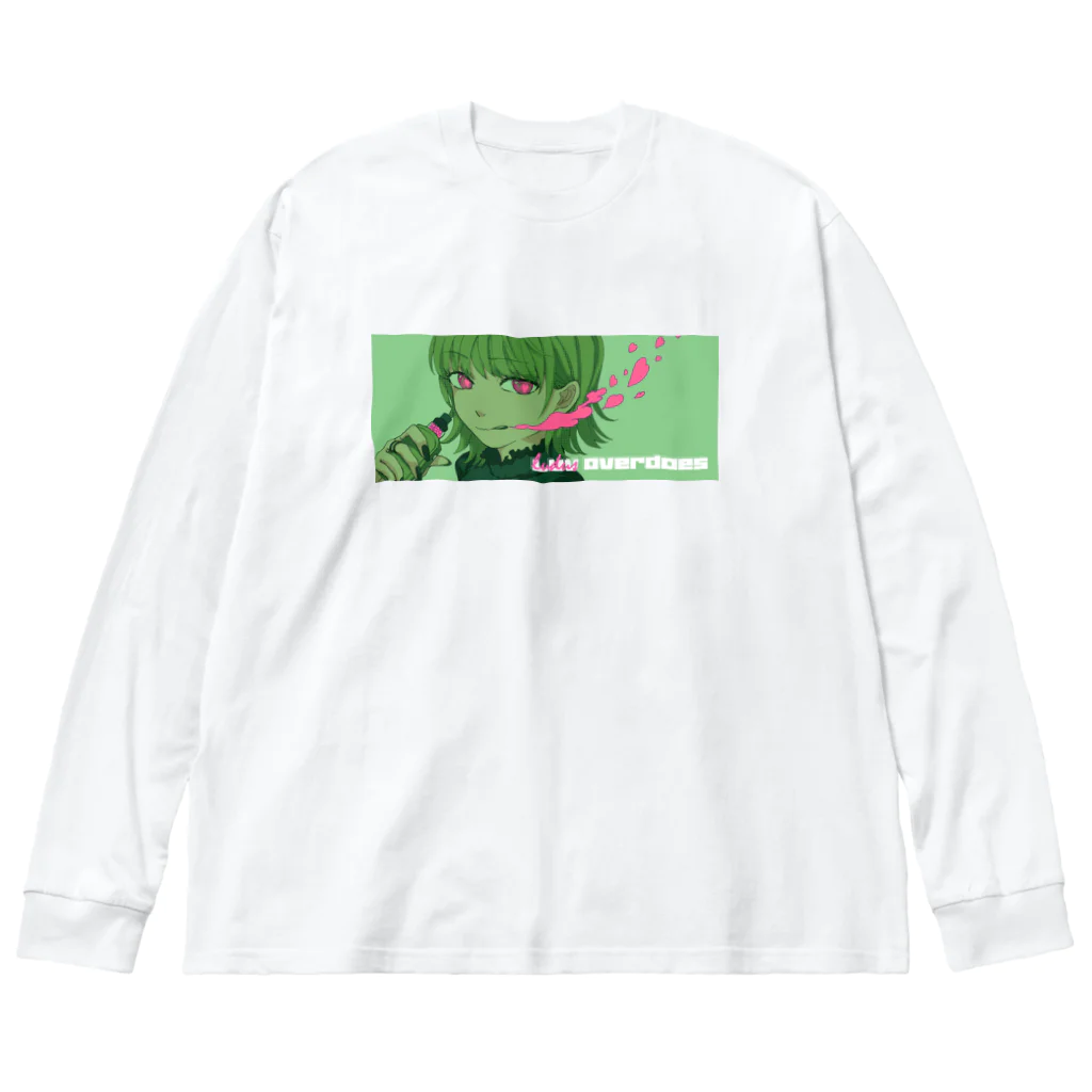 おもちビンタのluv overdose LUDAS ビッグシルエットロングスリーブTシャツ