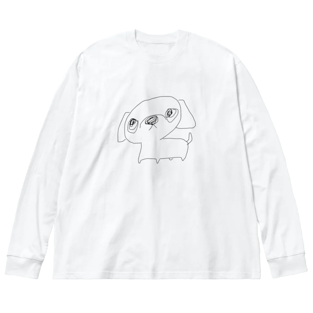 yonesan_pekのペキちゃん Big Long Sleeve T-Shirt