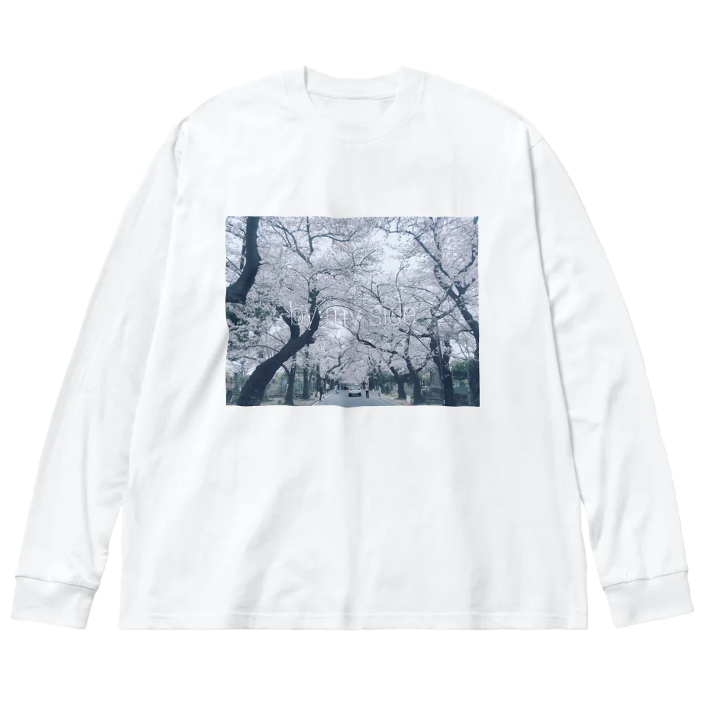 coco70のby my side ロンT by coco70 Big Long Sleeve T-Shirt