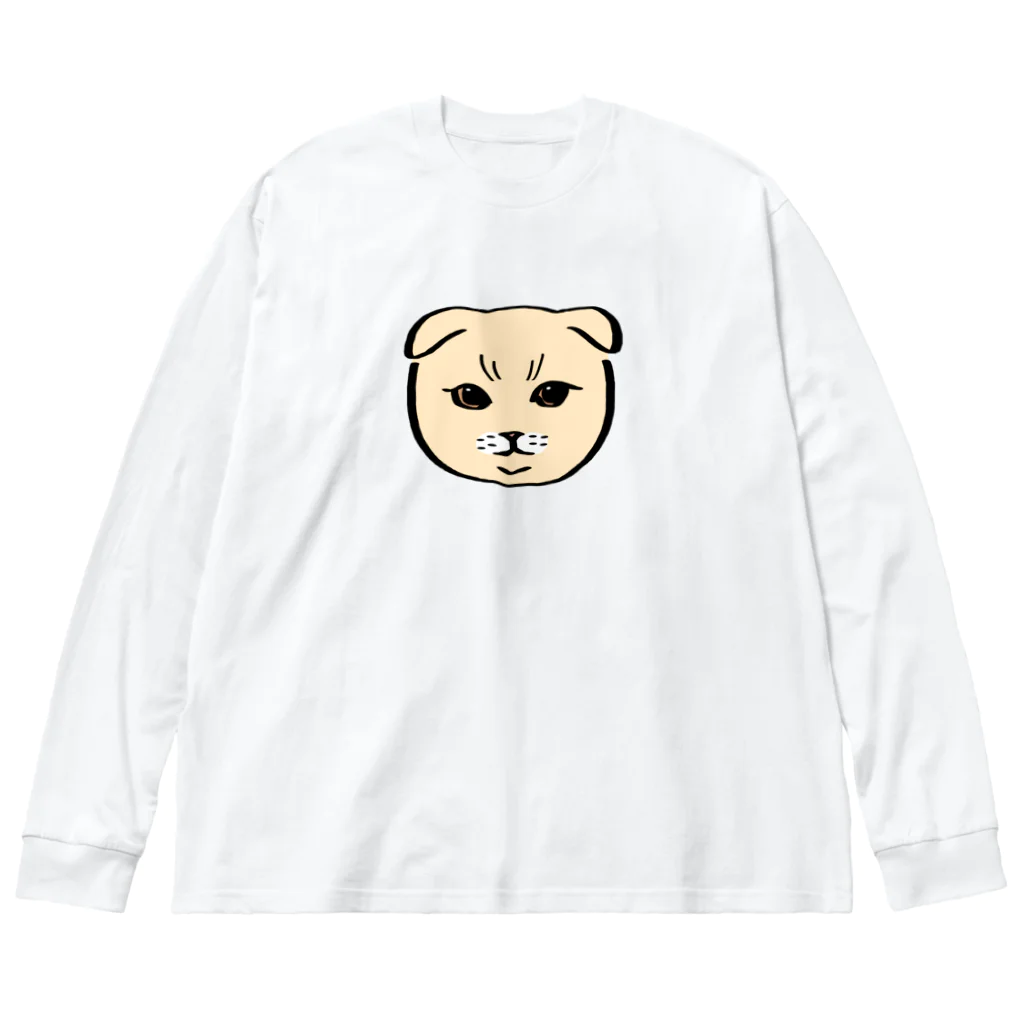 ネコに真珠のお猫様06 Big Long Sleeve T-Shirt