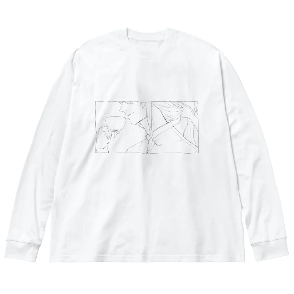 傘廼 さき𓅪𓅪のティータイム Big Long Sleeve T-Shirt