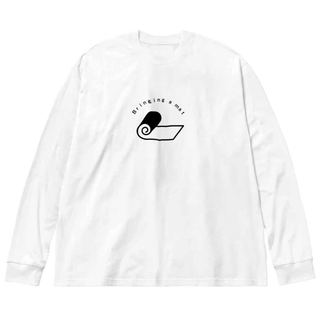 SONGKUNのマット持参 Big Long Sleeve T-Shirt