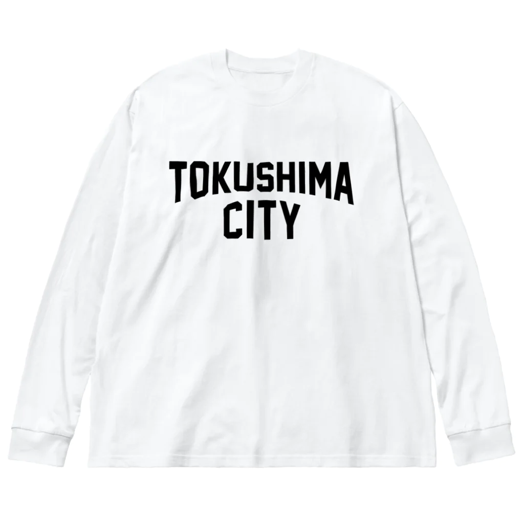 JIMOTO Wear Local Japanの徳島市 TOKUSHIMA CITY ビッグシルエットロングスリーブTシャツ