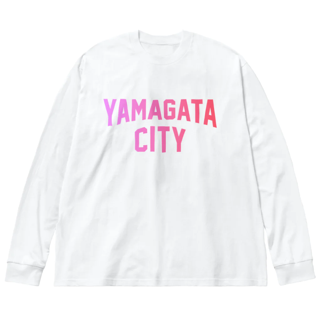 JIMOTO Wear Local Japanの山形市 YAMAGATA CITY ビッグシルエットロングスリーブTシャツ