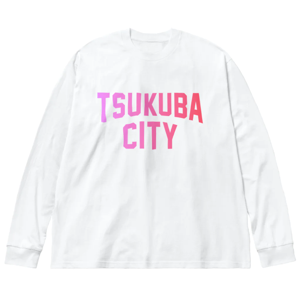 JIMOTOE Wear Local Japanのつくば市 TSUKUBA CITY ビッグシルエットロングスリーブTシャツ