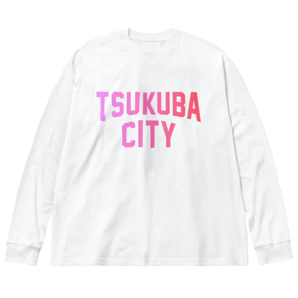 JIMOTOE Wear Local Japanのつくば市 TSUKUBA CITY Big Long Sleeve T-Shirt