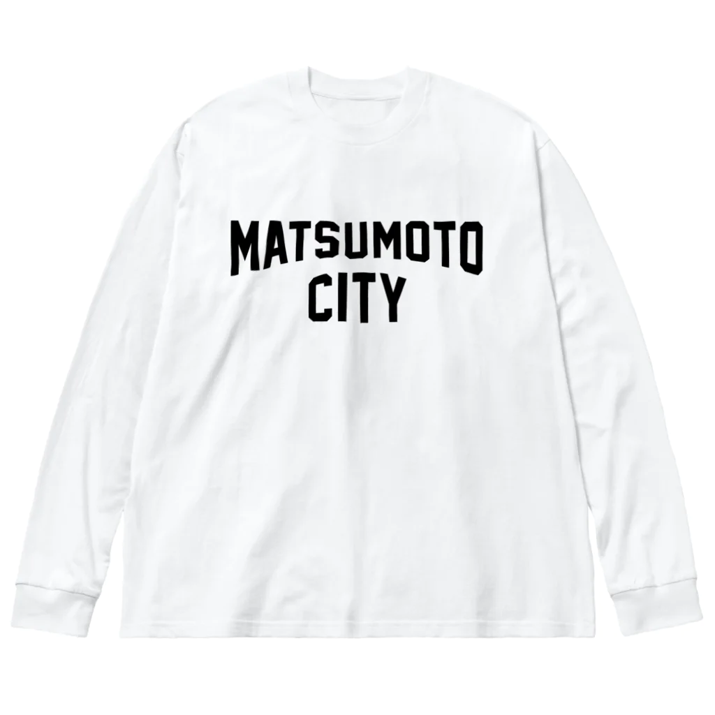 JIMOTO Wear Local Japanの松本市 MATSUMOTO CITY ビッグシルエットロングスリーブTシャツ