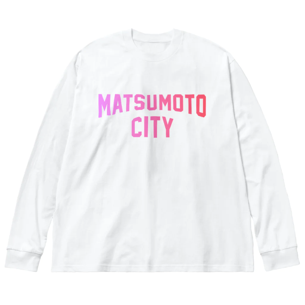 JIMOTO Wear Local Japanの松本市 MATSUMOTO CITY ビッグシルエットロングスリーブTシャツ