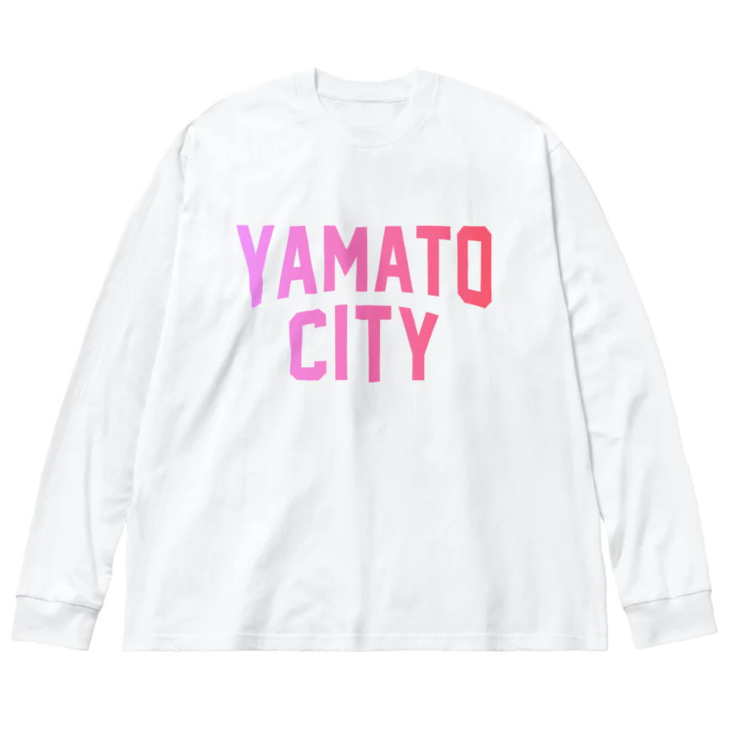 JIMOTO Wear Local Japanの大和市 YAMATO CITY ビッグシルエットロングスリーブTシャツ