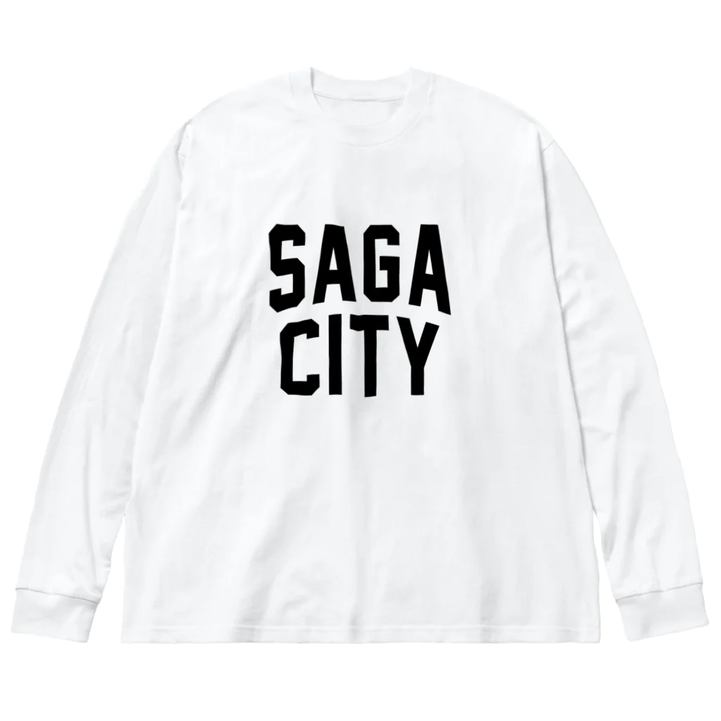 JIMOTOE Wear Local Japanの佐賀市 SAGA CITY Big Long Sleeve T-Shirt