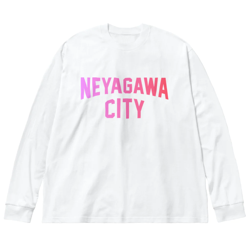 JIMOTOE Wear Local Japanの寝屋川市 NEYAGAWA CITY Big Long Sleeve T-Shirt