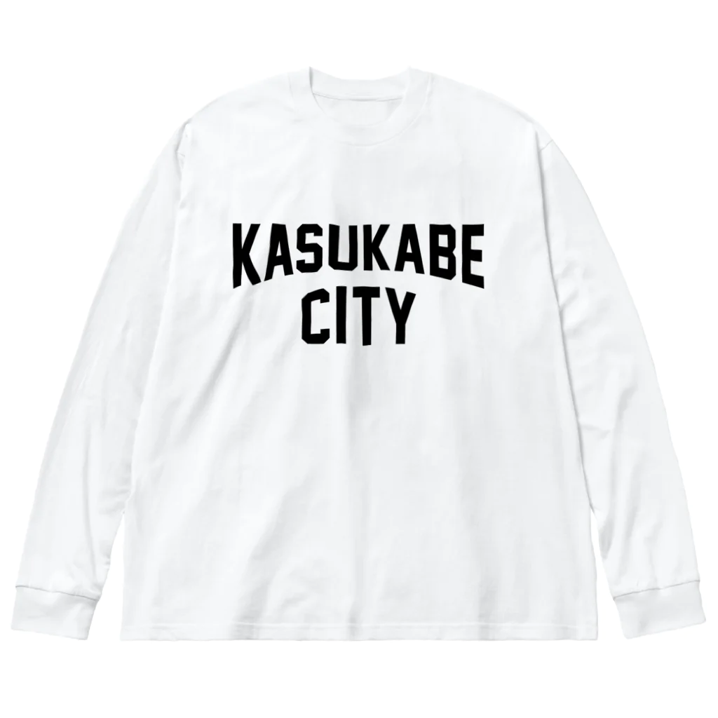JIMOTO Wear Local Japanの春日部市 KASUKABE CITY ビッグシルエットロングスリーブTシャツ