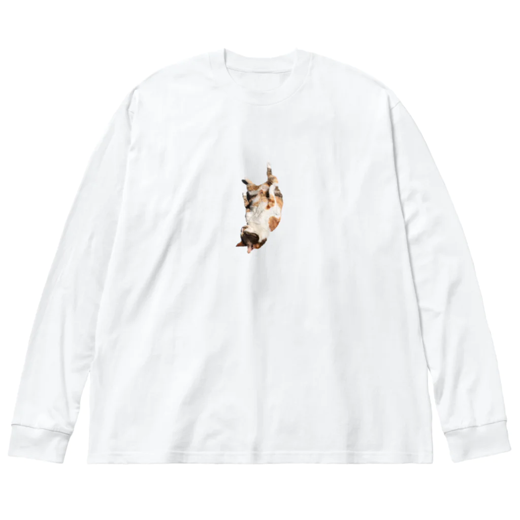 愛猫はタマ(6.2キロ)@クソリプおばさんのみーくん Big Long Sleeve T-Shirt