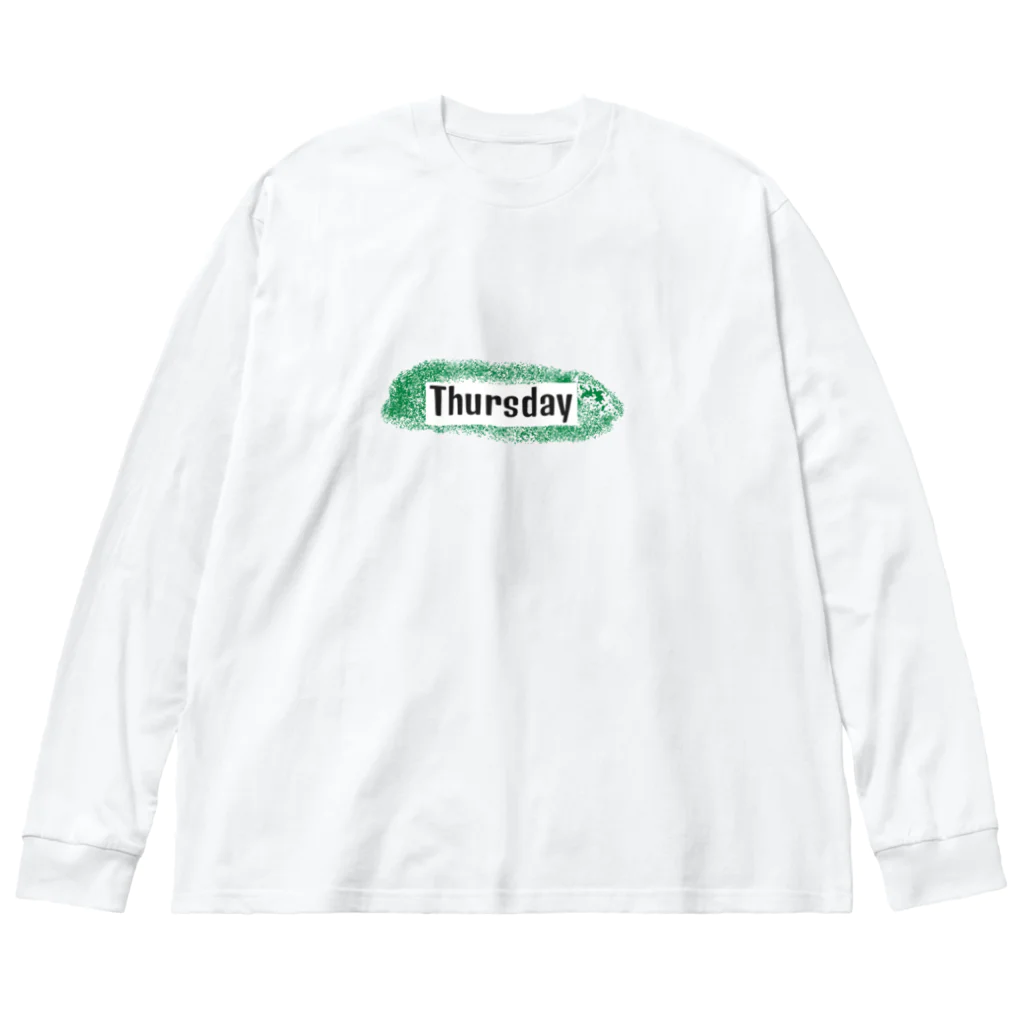 HIKARIKOのEVERYDAY@Thursday〜木曜日 Big Long Sleeve T-Shirt