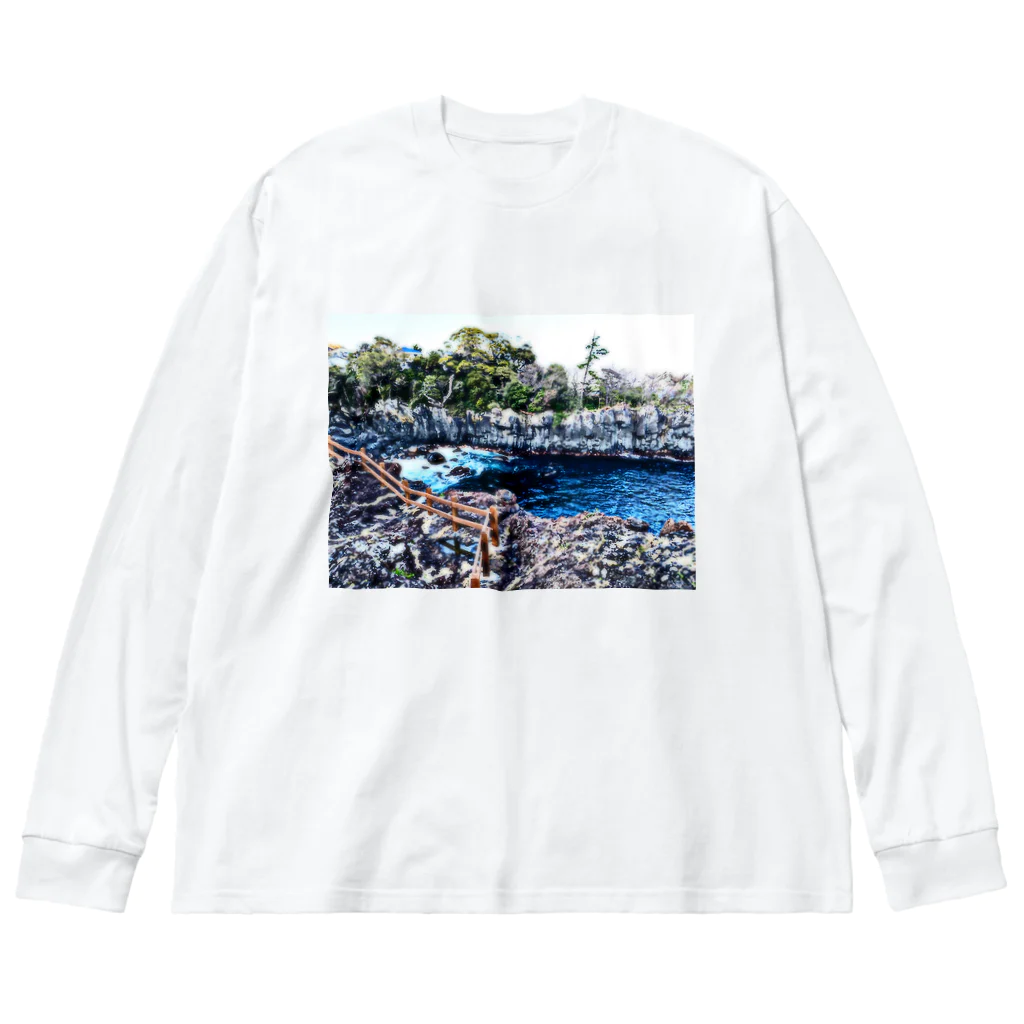 センジュの留まるところ Big Long Sleeve T-Shirt