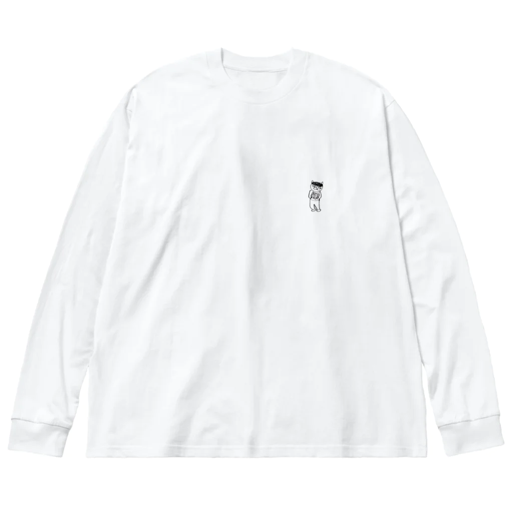 猫田ノミ子の野毛ねこ Big Long Sleeve T-Shirt