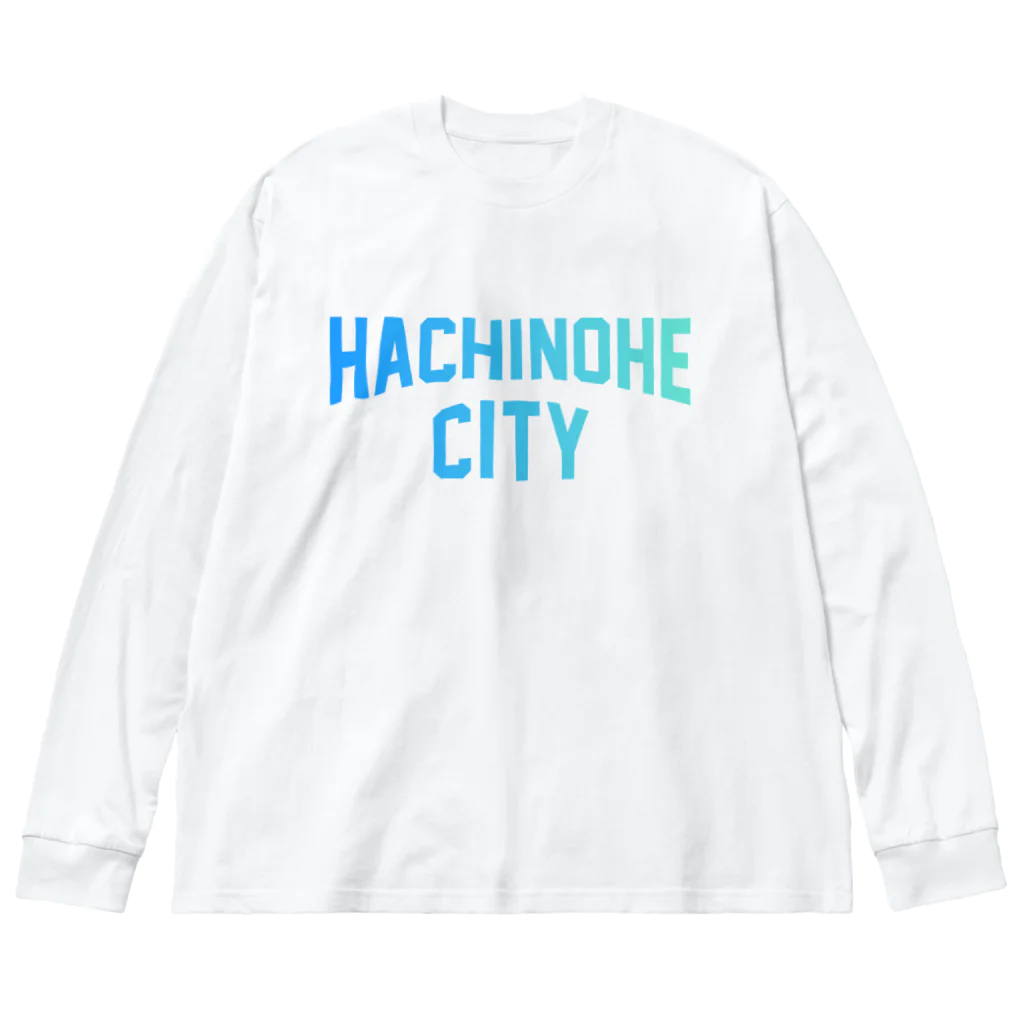 JIMOTOE Wear Local Japanの八戸市 HACHINOHE CITY Big Long Sleeve T-Shirt