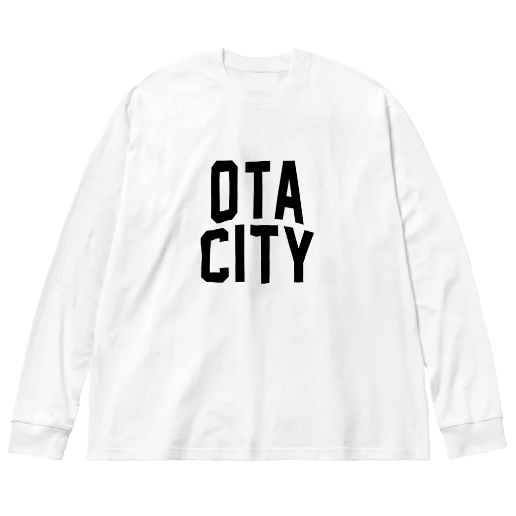 JIMOTOE Wear Local Japanの太田市 OTA CITY Big Long Sleeve T-Shirt