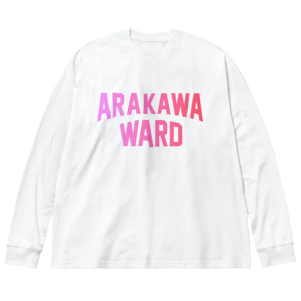 JIMOTO Wear Local Japanの荒川市 ARAKAWA CITY ビッグシルエットロングスリーブTシャツ