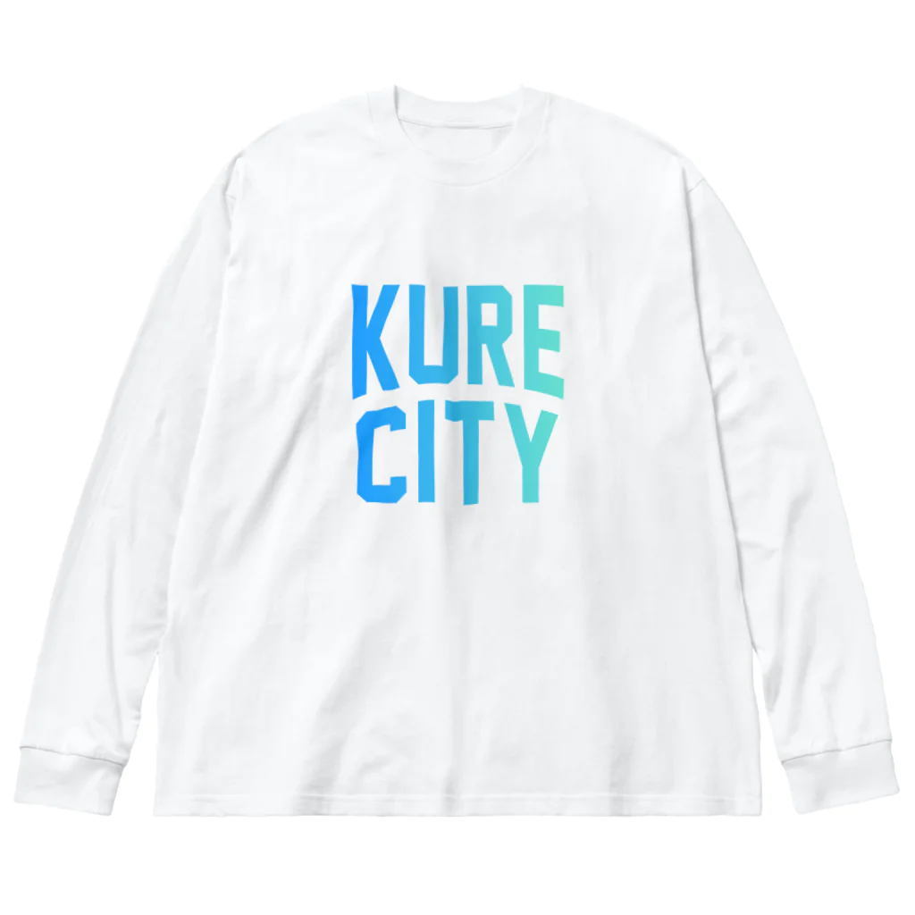 JIMOTO Wear Local Japanの呉市 KURE CITY ビッグシルエットロングスリーブTシャツ