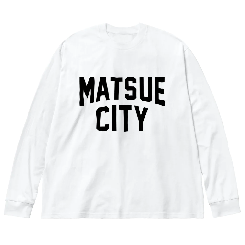 JIMOTO Wear Local Japanの松江市 MATSUE CITY ビッグシルエットロングスリーブTシャツ