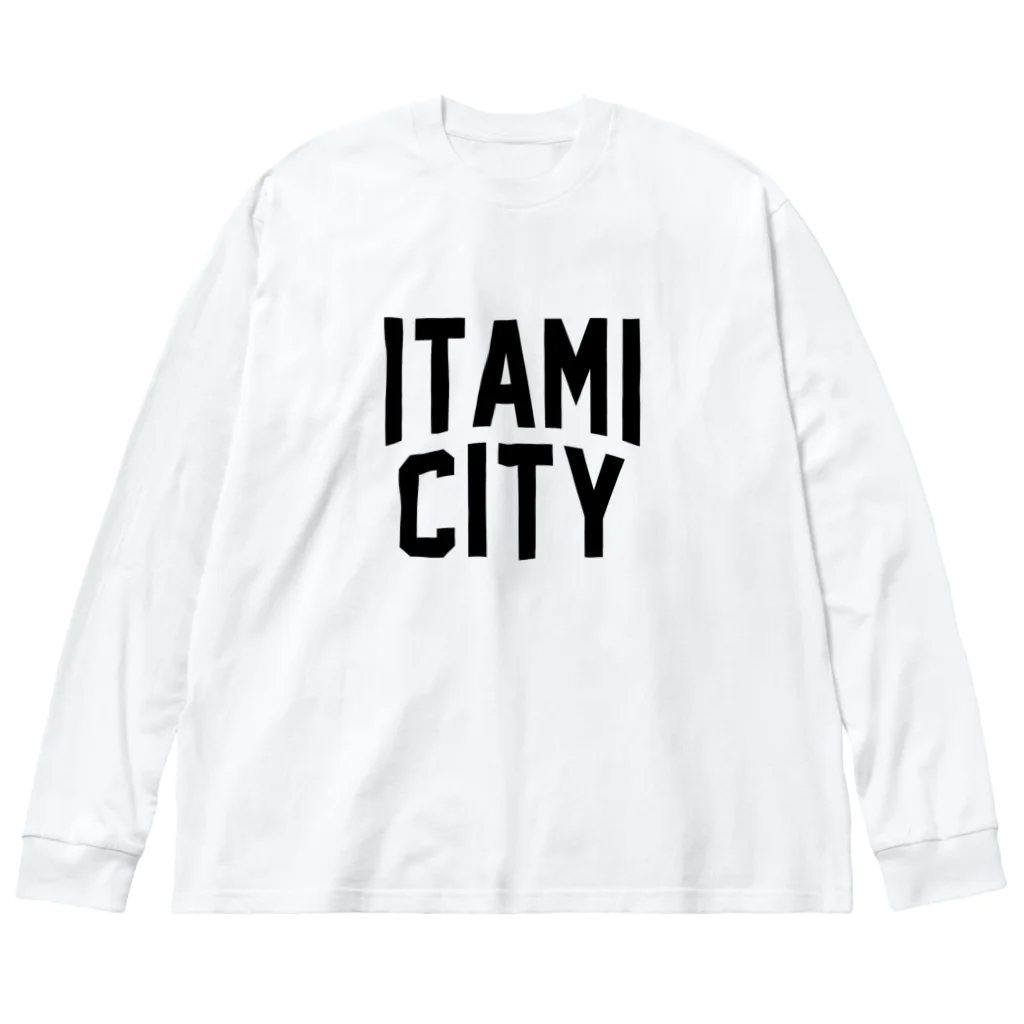 JIMOTO Wear Local Japanの伊丹市 ITAMI CITY ビッグシルエットロングスリーブTシャツ