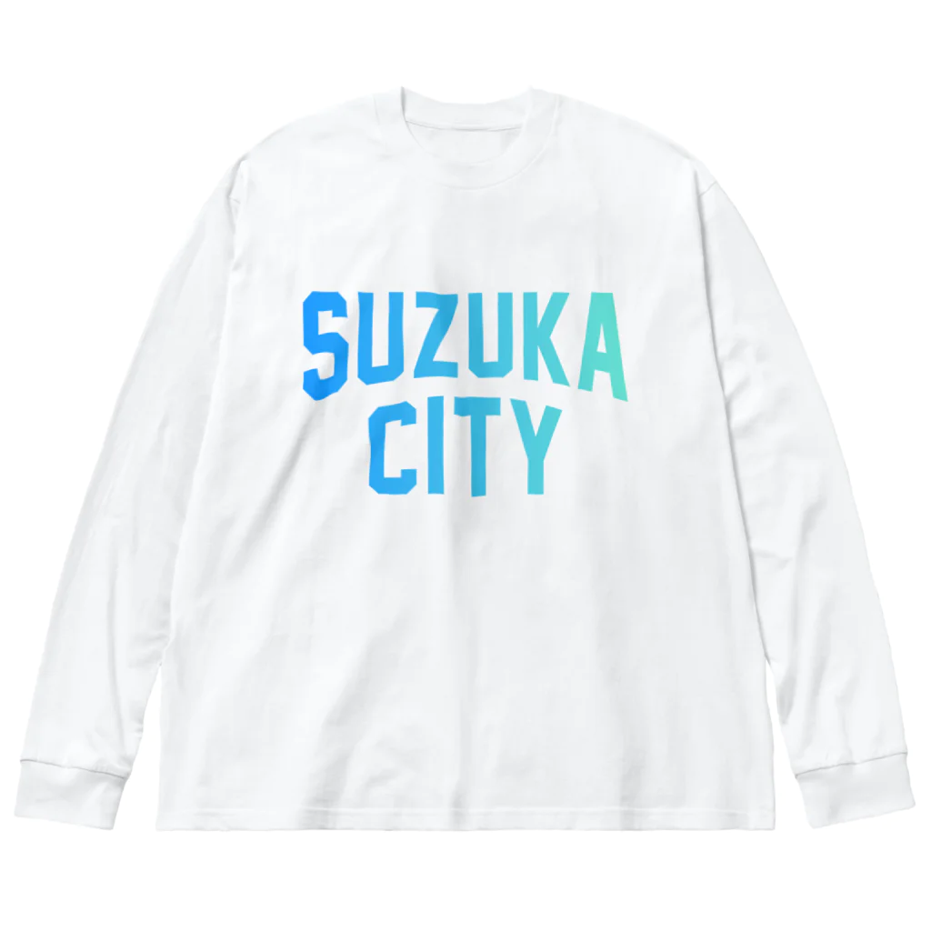 JIMOTO Wear Local Japanの鈴鹿市 SUZUKA CITY Big Long Sleeve T-Shirt