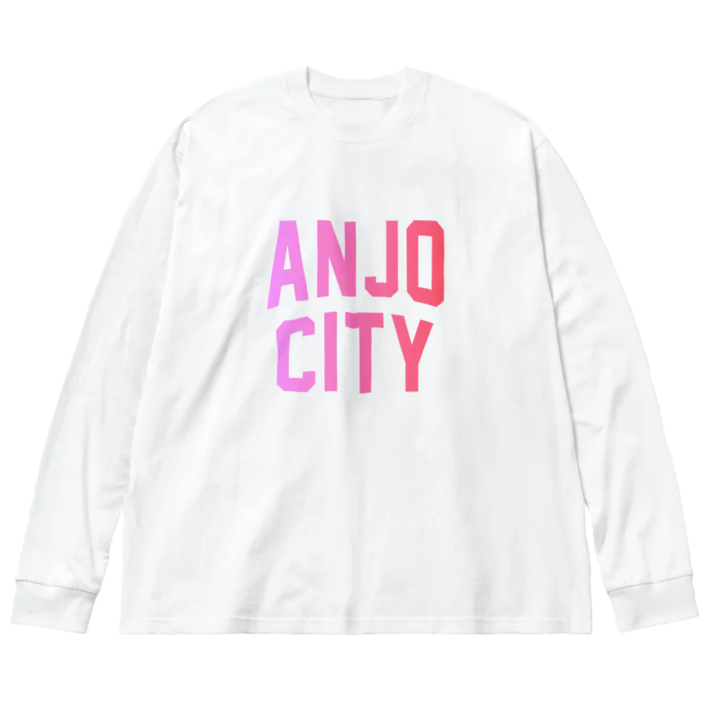 JIMOTO Wear Local Japanの安城市 ANJO CITY ビッグシルエットロングスリーブTシャツ