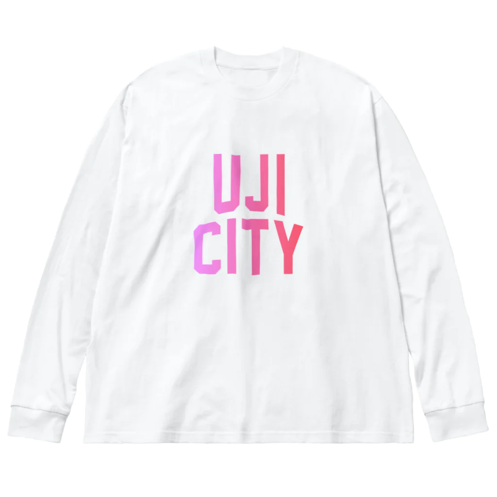 JIMOTO Wear Local Japanの宇治市 UJI CITY ビッグシルエットロングスリーブTシャツ