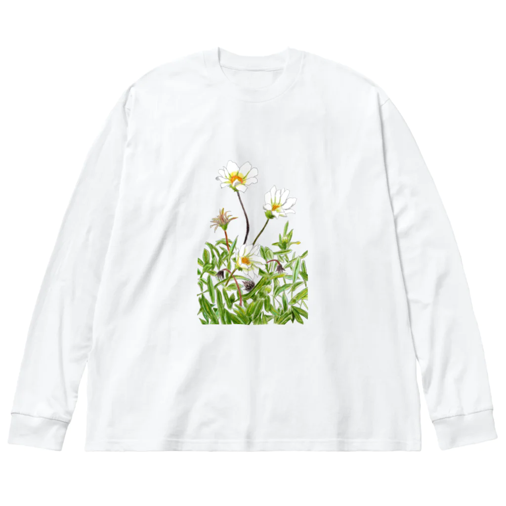 気ままに創作　よろず堂の花咲く小径①いろどり Big Long Sleeve T-Shirt