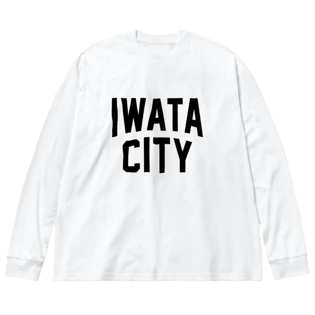 JIMOTO Wear Local Japanの磐田市 IWATA CITY ビッグシルエットロングスリーブTシャツ