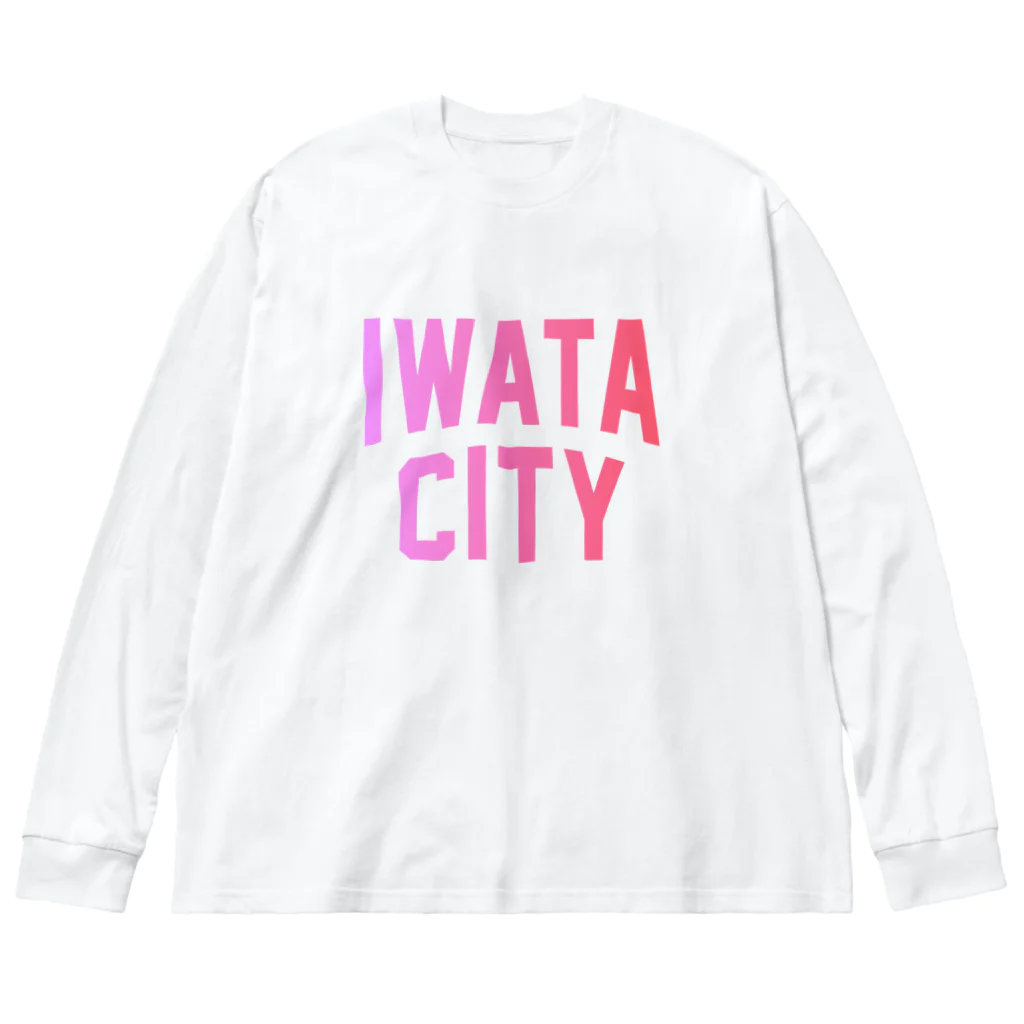 JIMOTOE Wear Local Japanの磐田市 IWATA CITY ビッグシルエットロングスリーブTシャツ