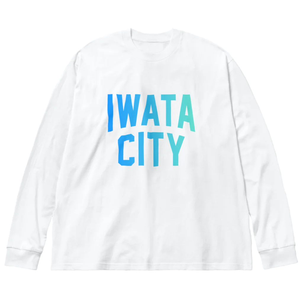 JIMOTOE Wear Local Japanの磐田市 IWATA CITY ビッグシルエットロングスリーブTシャツ