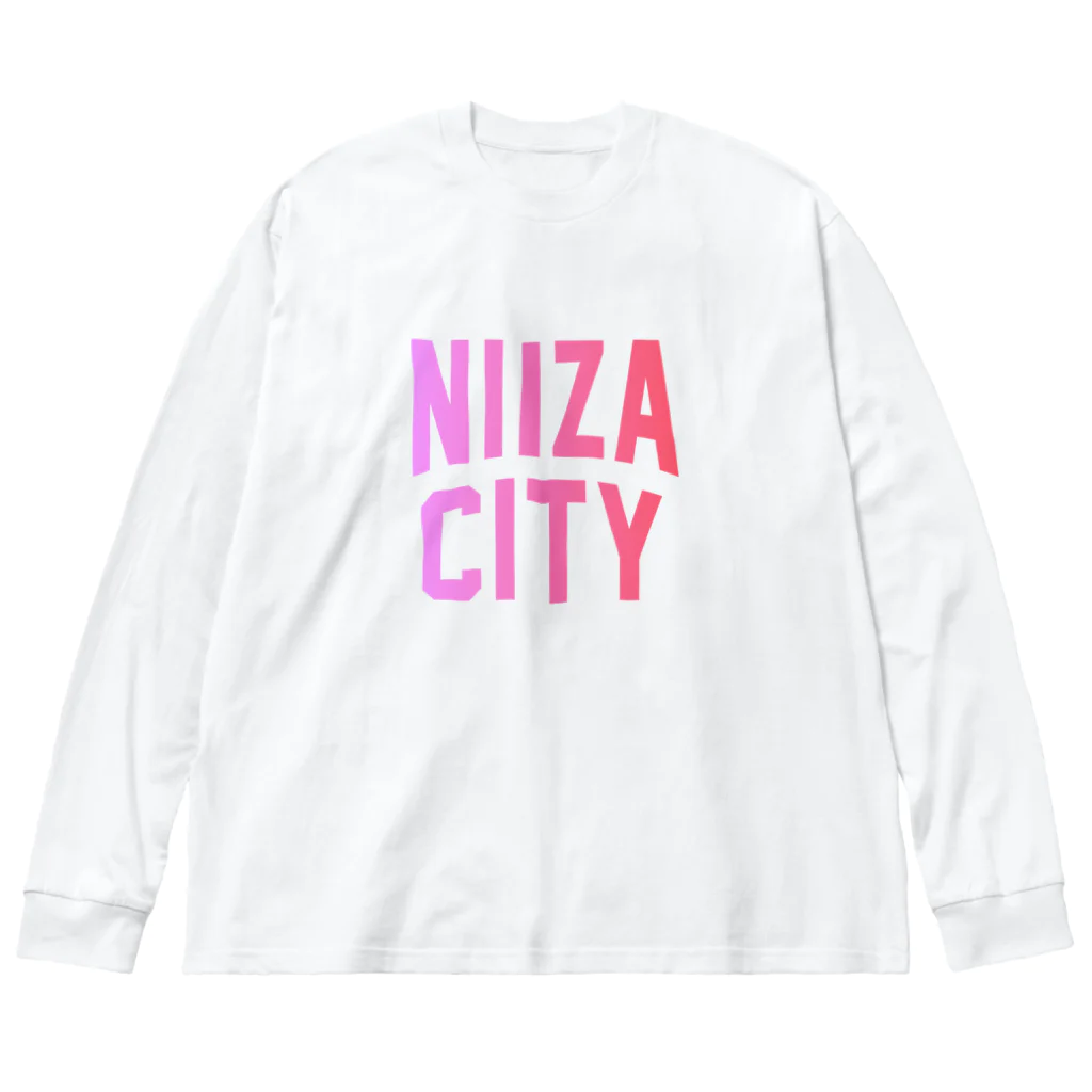 JIMOTO Wear Local Japanの新座市 NIIZA CITY ビッグシルエットロングスリーブTシャツ