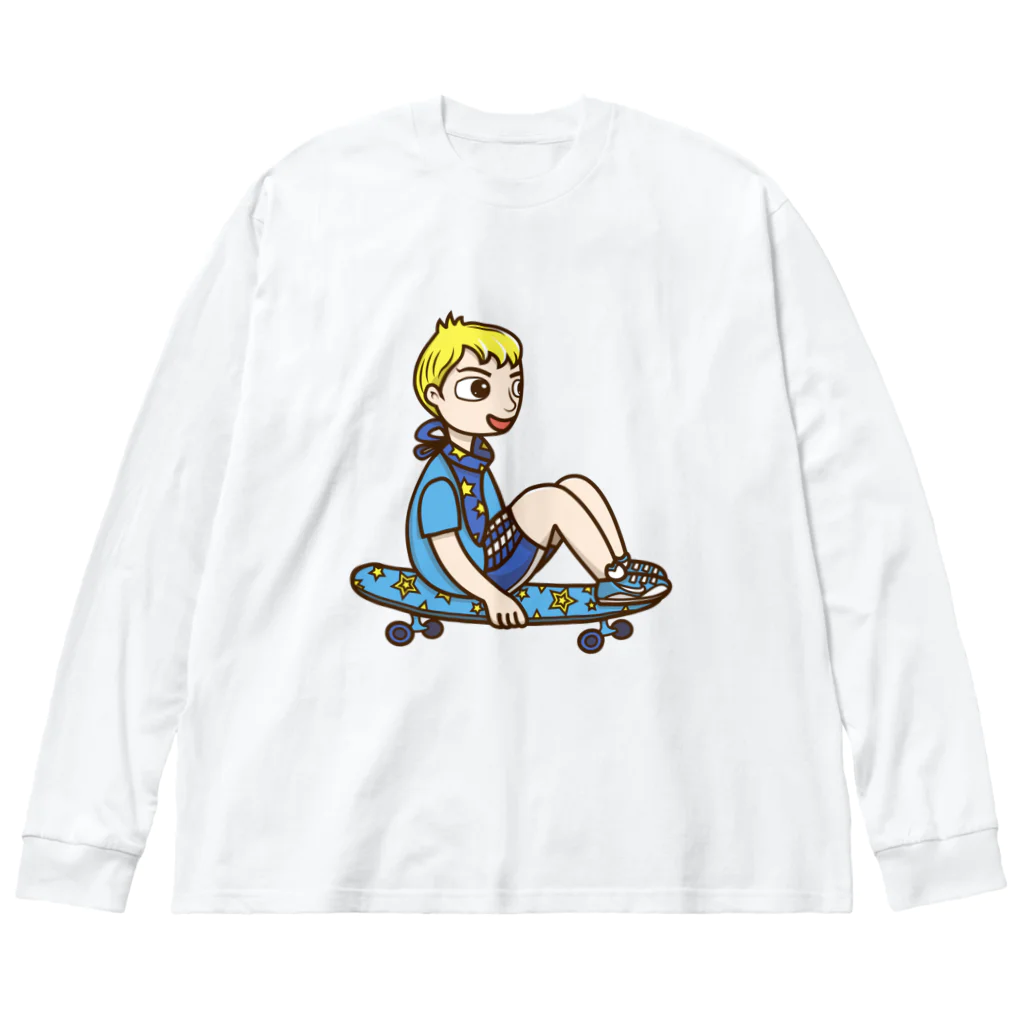 Sophie's storeのスケボー少年 Big Long Sleeve T-Shirt