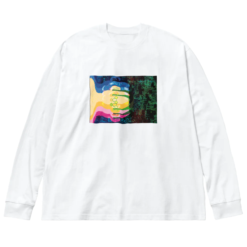 六尺三太郎の電脳新皮質 Big Long Sleeve T-Shirt