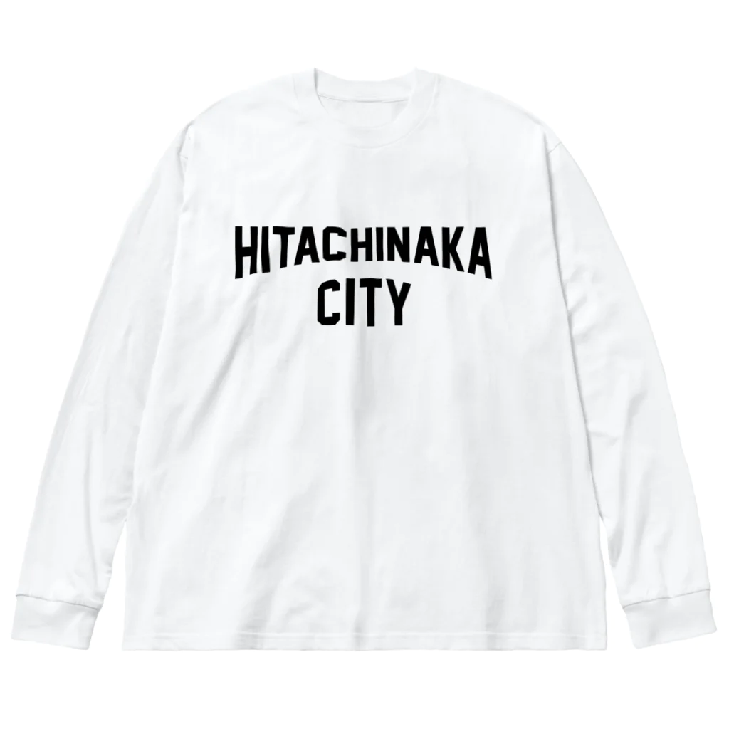 JIMOTO Wear Local Japanのひたちなか市 HITACHINAKA CITY Big Long Sleeve T-Shirt