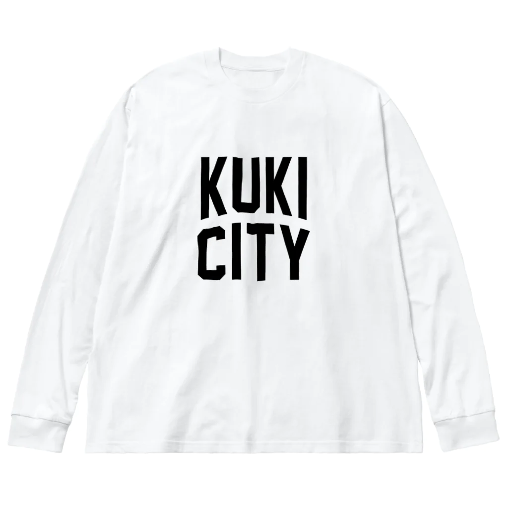 JIMOTO Wear Local Japanの久喜市 KUKI CITY ビッグシルエットロングスリーブTシャツ