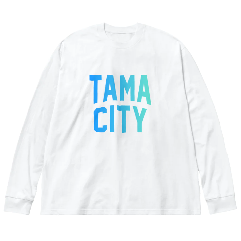 JIMOTO Wear Local Japanの多摩市 TAMA CITY ビッグシルエットロングスリーブTシャツ