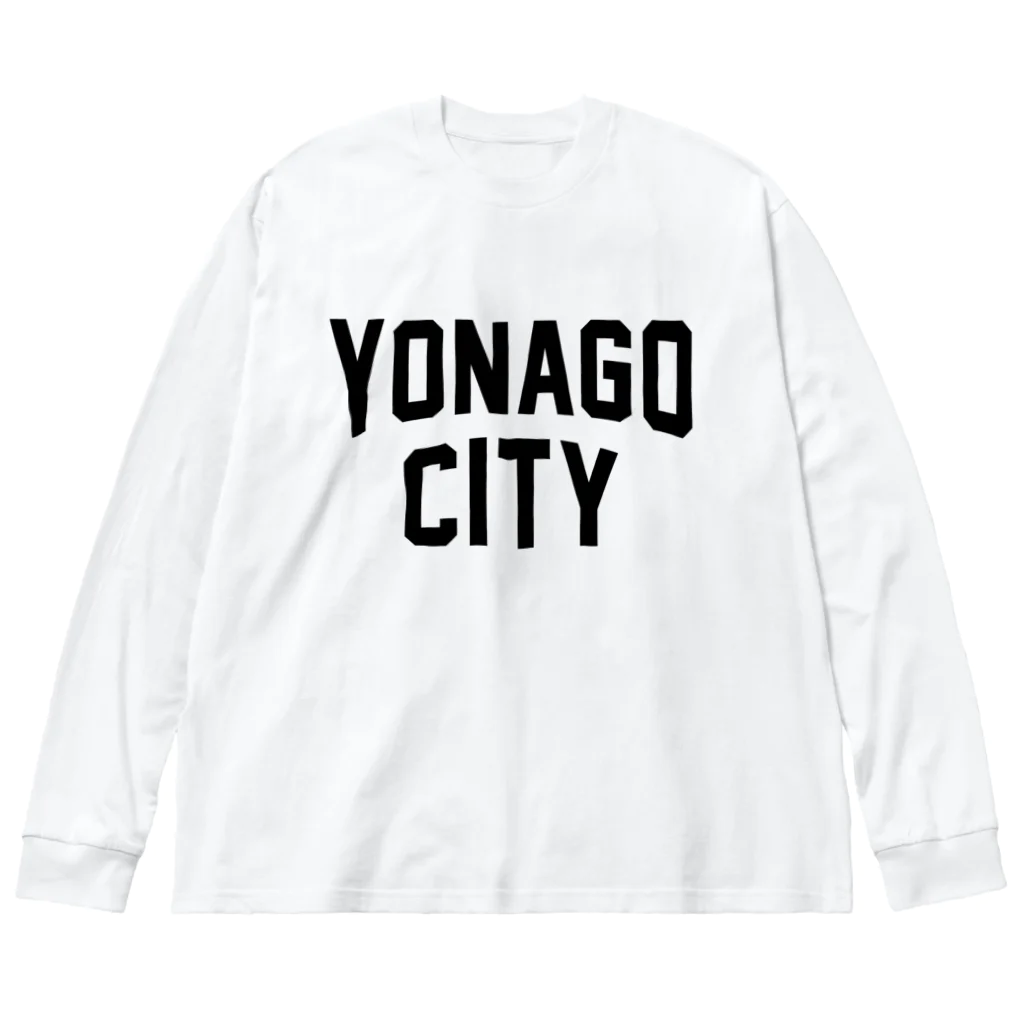 JIMOTOE Wear Local Japanの米子市 YONAGO CITY ビッグシルエットロングスリーブTシャツ