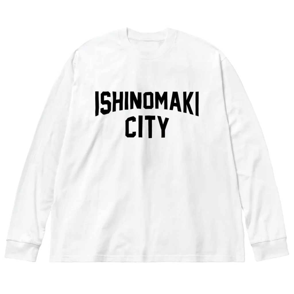 JIMOTO Wear Local Japanの石巻市 ISHINOMAKI CITY ビッグシルエットロングスリーブTシャツ