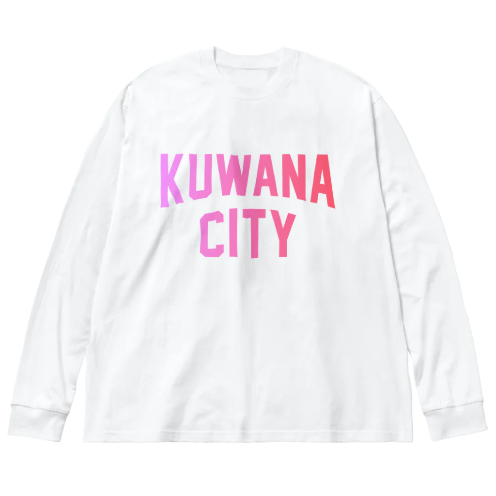 JIMOTO Wear Local Japanの桑名市 KUWANA CITY Big Long Sleeve T-Shirt