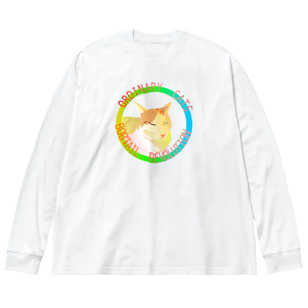 『NG （Niche・Gate）』ニッチゲート-- IN SUZURIのOrdinary Cats05h.t.(春) ビッグシルエットロングスリーブTシャツ