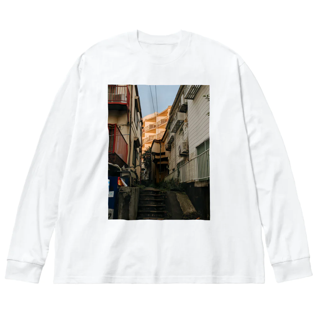 y0ungandf00lishのpale orange Big Long Sleeve T-Shirt