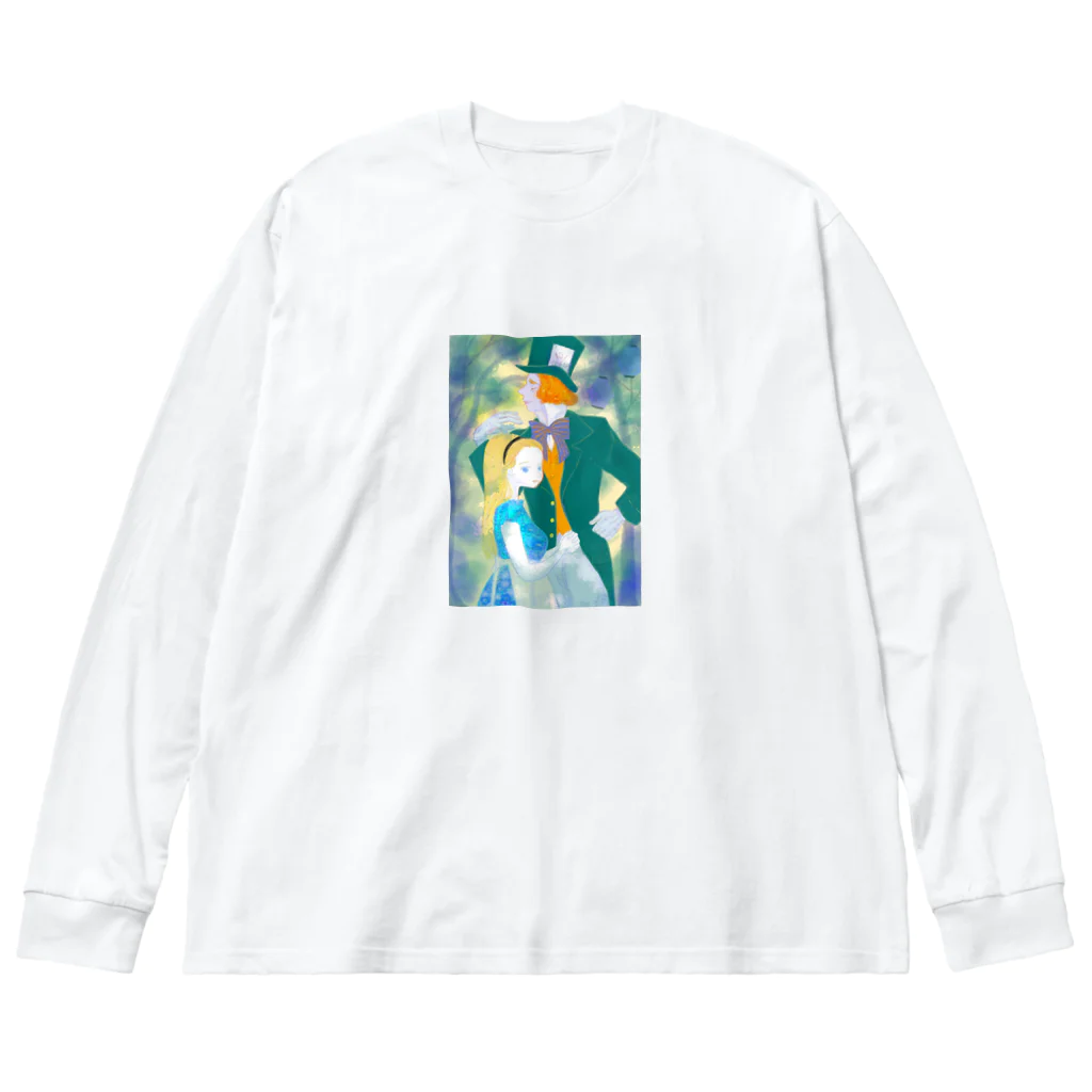 スミレ と トナカイ の モリのアリスとハッター Big Long Sleeve T-Shirt