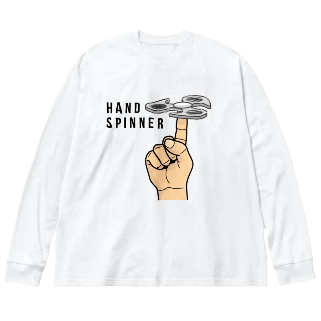 DRIPPEDのHAND SPINNER-ハンドスピナー- ビッグシルエットロングスリーブTシャツ